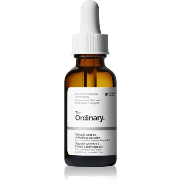 The Ordinary The Ordinary Salicylic Acid 2% Anhydrous Solution serum za lice za ujednačenu boju tena 30 ml