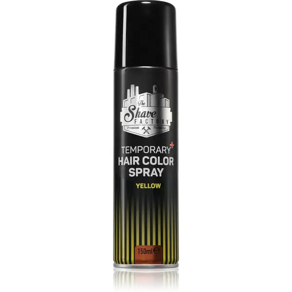 The Shave Factory The Shave Factory Temporary Hair Color Spray sprej za kosu nijansa Yellow 150 ml