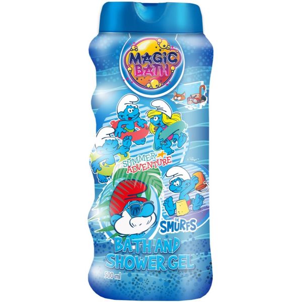 The Smurfs The Smurfs Magic Bath Bath & Shower Gel gel za kupku i tuširanje za djecu 500 ml