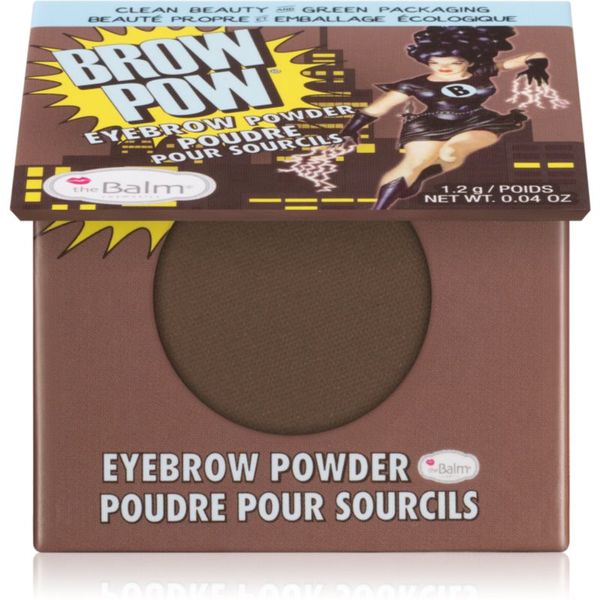 theBalm theBalm Browpow® puder za obrve u praktičnom magnetskom pakiranju nijansa Dark Brown 1,2 g