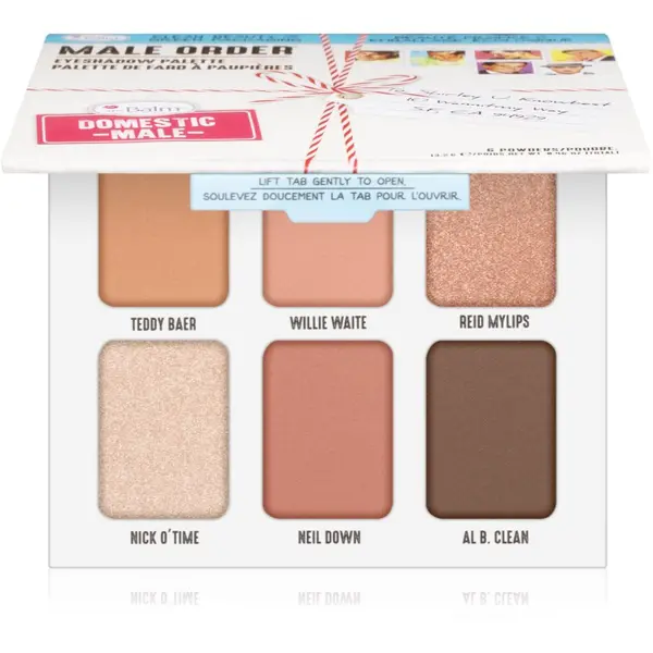theBalm theBalm Male Order® Domestic Male paleta sjenila za oči 13.2 g