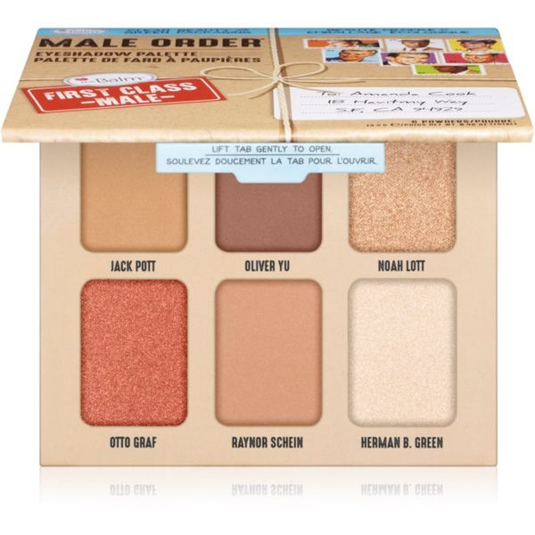 theBalm theBalm Male Order® First Class Male paleta sjenila za oči 13,2 g