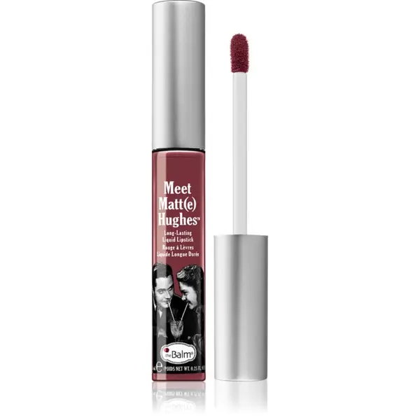 theBalm theBalm Meet Matt(e) Hughes Long Lasting Liquid Lipstick dugotrajni tekući ruž za usne nijansa Confident 7.4 ml