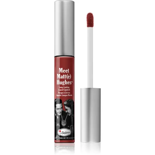 theBalm theBalm Meet Matt(e) Hughes Long Lasting Liquid Lipstick dugotrajni tekući ruž za usne nijansa Loyal 7.4 ml