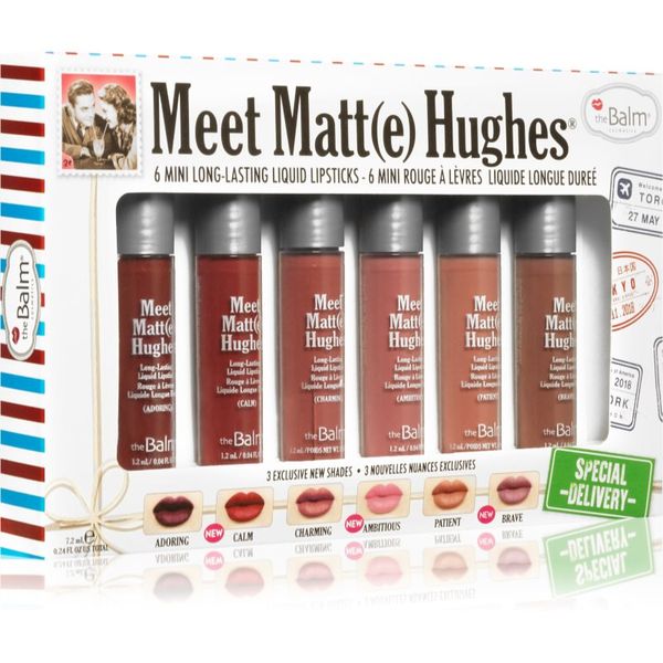 theBalm theBalm Meet Matt(e) Hughes Mini Kit Special Delivery set tekućih ruževa