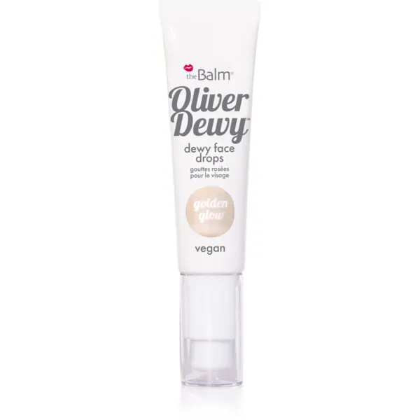 theBalm theBalm Oliver Dewy Face Drops tekući highlighter nijansa Golden Glow 28 ml