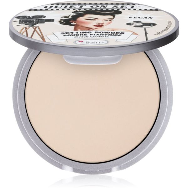 theBalm theBalm Quiet on Set matirajući puder nijansa 01 Fair Neutral 8 g