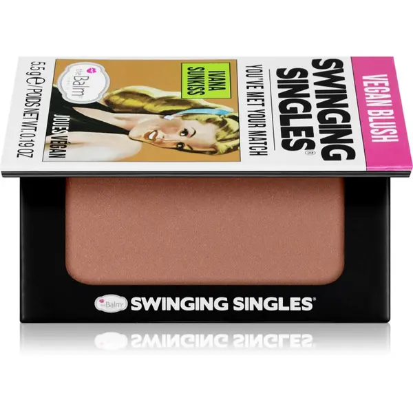 theBalm theBalm Swinging Singles Blush kompaktno rumenilo nijansa Ivana Sunkiss 5.5 g