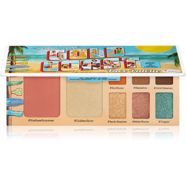 theBalm theBalm Voyage Gold Coast paleta za lice 10 g