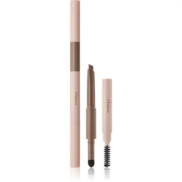 thim thim Artist Touch Brow Duo dvostrana olovka za obrve sa četkicom nijansa 01 Cocoa Brown 0.6 g