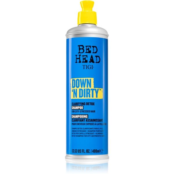 TIGI TIGI Bed Head Down'n' Dirty detoksikacijski šampon za čišćenje za svakodnevnu uporabu 400 ml