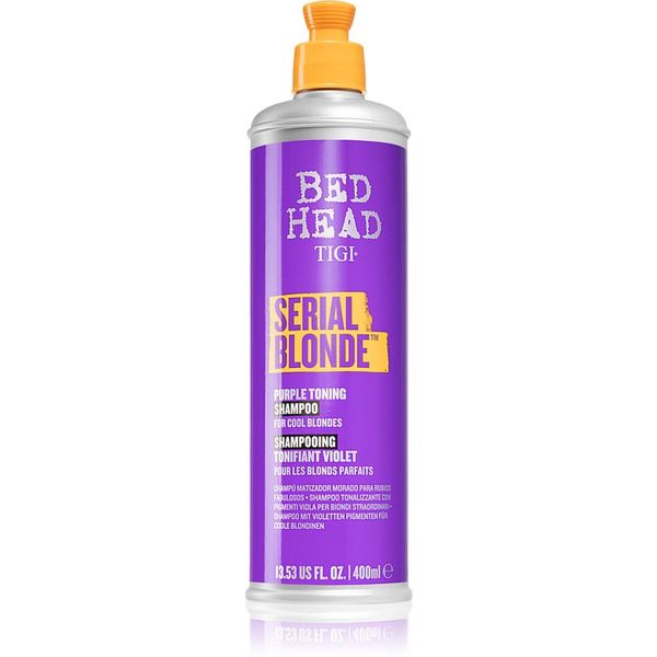 TIGI TIGI Bed Head Serial Blonde ljubičasti šampon za toniranje za plavu i kosu s pramenovima 400 ml