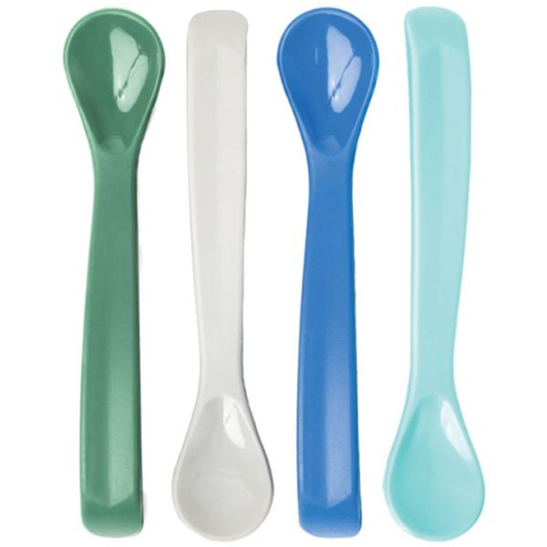 Tiny Twinkle Tiny Twinkle Silicone Baby Spoons žličica Boy 4 kom