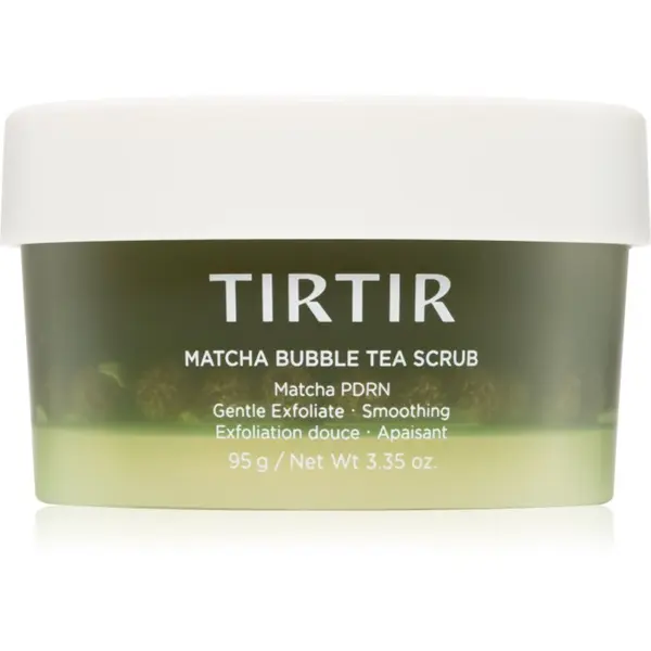 TIRTIR TIRTIR Matcha Bubble Tea Scrub nježni piling za čišćenje s umirujućim djelovanjem 95 g