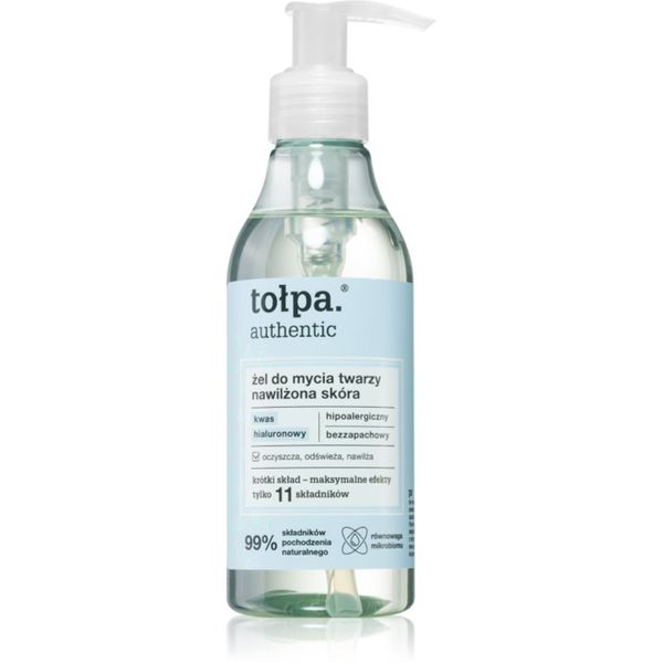 Tołpa Tołpa Authentic gel za čišćenje i skidanje make-upa s hidratantnim učinkom 195 ml