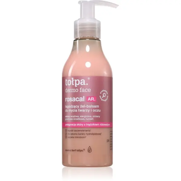 Tołpa Tołpa Dermo Face Rosacal umirujući gel za čišćenje za lice i oči 195 ml