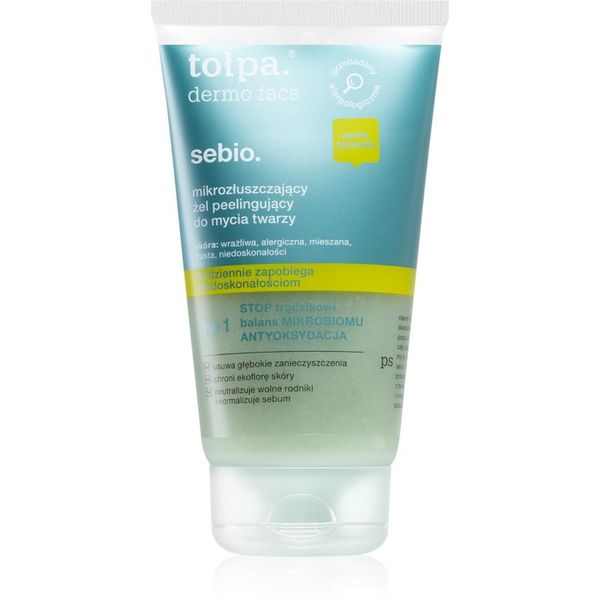Tołpa Tołpa Dermo Face Sebio piling gel za čišćenje za lice 150 ml