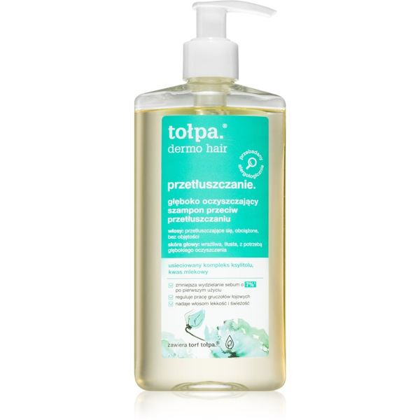 Tołpa Tołpa Dermo Hair šampon za dubinsko čišćenje za masnu kosu 250 ml