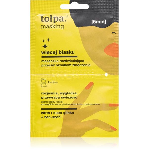 Tołpa Tołpa Masking posvjetljujuća maska za lice 2x5 ml