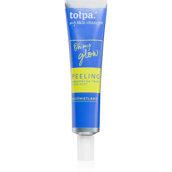 Tołpa Tołpa My Skin Changer Oh My Glow posvjetljujući piling za lice i područje oko očiju 40 ml