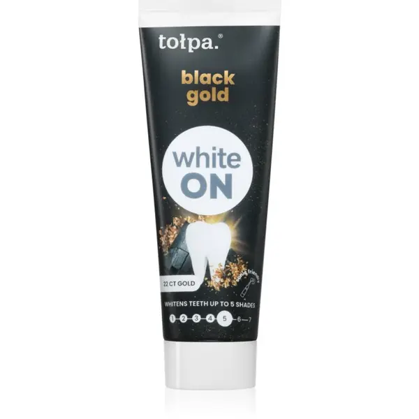 Tołpa Tołpa On White Black Gold pasta za izbjeljivanje zuba 75 ml