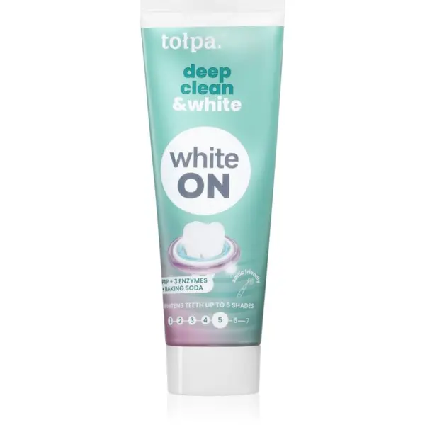 Tołpa Tołpa On White Deep Clean & White puder za izbjeljivanje zuba 75 ml