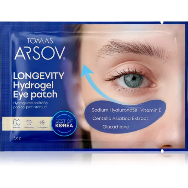 Tomas Arsov Tomas Arsov Longevity Hydrogel Eye patch hidrogel jastučići protiv starenja 3.6 g