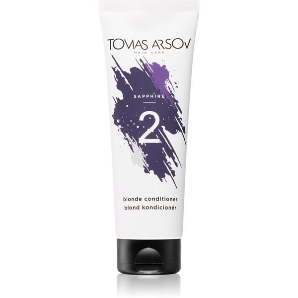 Tomas Arsov Tomas Arsov Sapphire Blonde Condicioner regenerator za dubinsku ishranu za posvijetljenu, hladno plavu kosu s pramenovima 250 ml