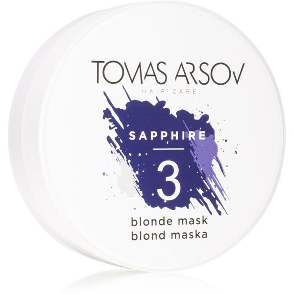 Tomas Arsov Tomas Arsov Sapphire Blonde Mask maska za prirodnu neutralizaciju za plavu i kosu s pramenovima 100 ml