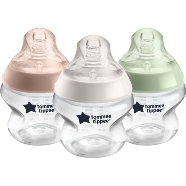 Tommee Tippee Tommee Tippee Closer To Nature Anti-colic Baby Bottles Set bočica za bebe Slow Flow 0m+ 3x150 ml