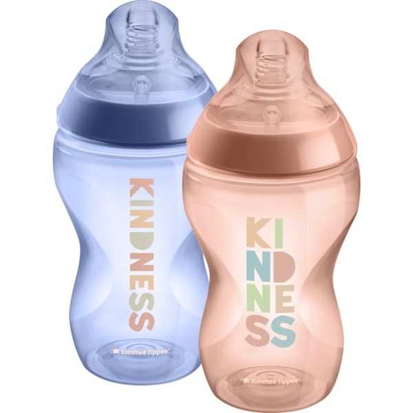 Tommee Tippee Tommee Tippee Closer To Nature Anti-colic Kindness bočica za bebe Medium Flow 3m+ 2x340 ml