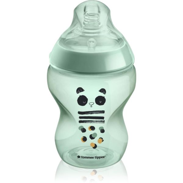 Tommee Tippee Tommee Tippee Closer To Nature Anti-colic Pip the Panda bočica za bebe Slow Flow 0m+ 260 ml