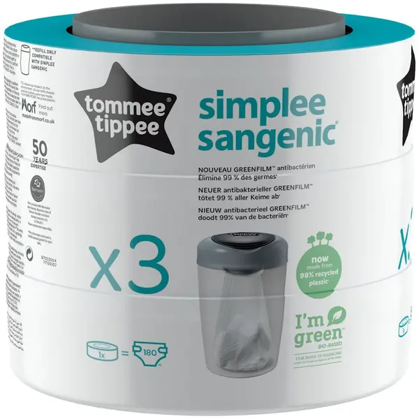 Tommee Tippee Tommee Tippee Simplee zamjenska kaseta 3 kom