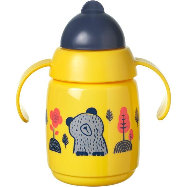 Tommee Tippee Tommee Tippee Superstar Straw Cup Yellow šalica sa slamkom za djecu 6 m+ 300 ml