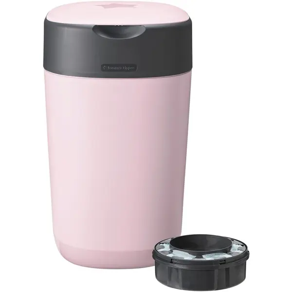 Tommee Tippee Tommee Tippee Twist & Click Pink koš za pelene + kaseta za koš 1 kom