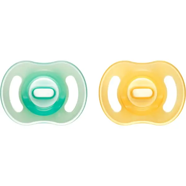 Tommee Tippee Tommee Tippee Ultra Light Night duda Yellow/ Green 0-6m 2 kom