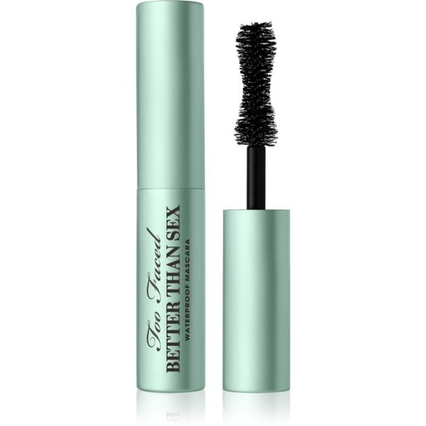 Too Faced Too Faced Better Than Sex Waterproof Mascara Travel Size vodootporna maskara za volumen i gustoću trepavica 4,8 g