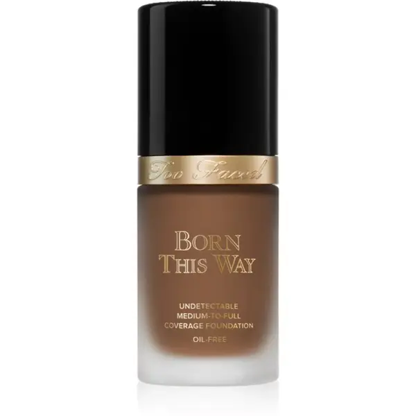 Too Faced Too Faced Born This Way Flawless Coverage Natural Finish Foundation puder s visokim prekrivanjem za prirodan izgled nijansa Chai 30 ml