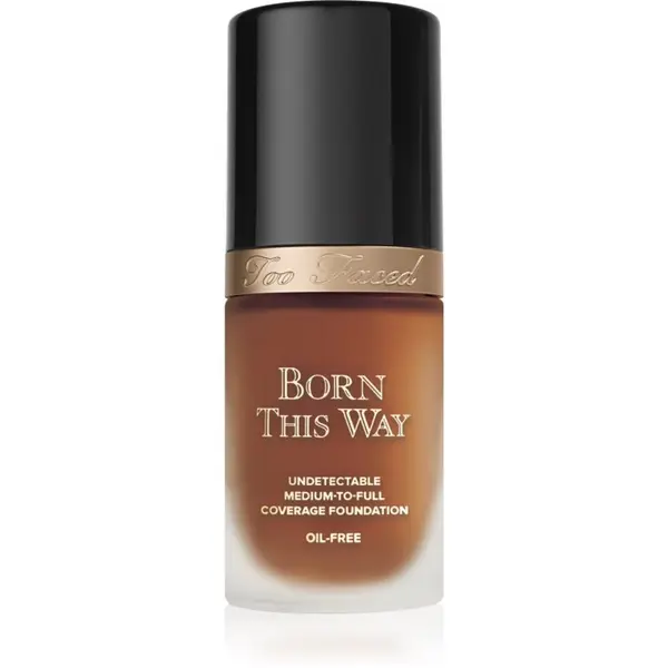 Too Faced Too Faced Born This Way Flawless Coverage Natural Finish Foundation puder s visokim prekrivanjem za prirodan izgled nijansa Spiced Rum 30 ml