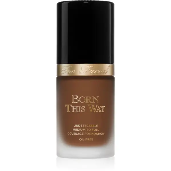 Too Faced Too Faced Born This Way Flawless Coverage Natural Finish Foundation puder s visokim prekrivanjem za prirodan izgled nijansa Tiramisu 30 ml