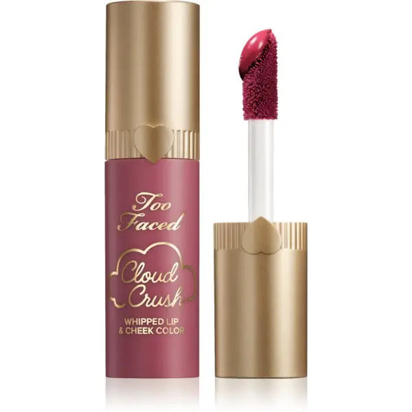 Too Faced Too Faced Cloud Crush Whipped Lip & Cheek Color tekuće rumenilo za usne i lice nijansa Bed of Roses 4.3 g