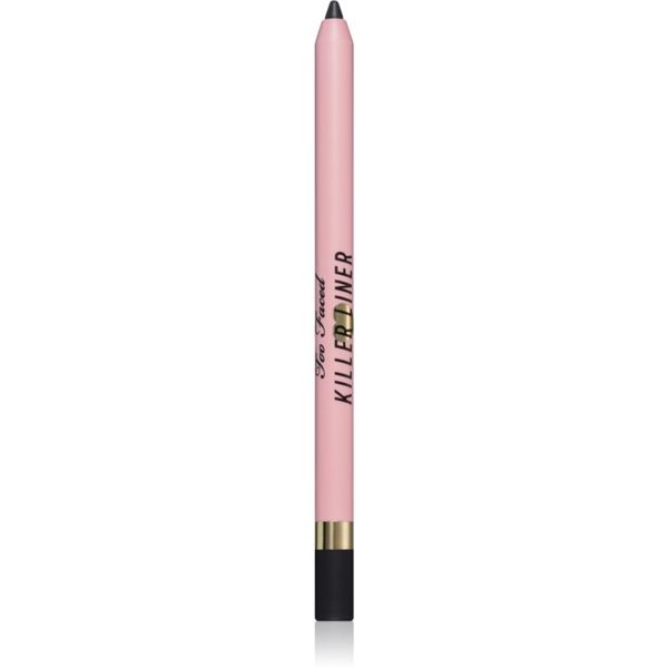 Too Faced Too Faced Killer Liner 36 Hour Waterproof Gel Eyeliner Pencil vodootporna gel olovka za oči za dugotrajni efekt nijansa Black 1,2 g