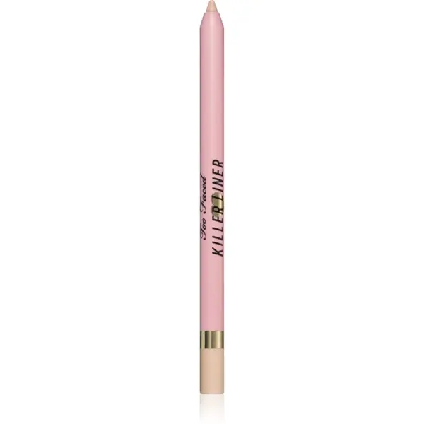 Too Faced Too Faced Killer Liner 36 Hour Waterproof Gel Eyeliner Pencil vodootporna gel olovka za oči za dugotrajni efekt nijansa Cashmere 1,2 g