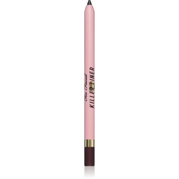 Too Faced Too Faced Killer Liner 36 Hour Waterproof Gel Eyeliner Pencil vodootporna gel olovka za oči za dugotrajni efekt nijansa Espresso 1,2 g