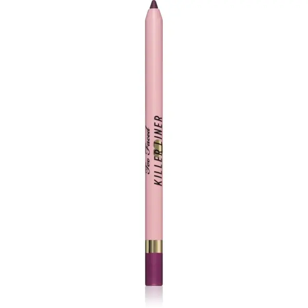Too Faced Too Faced Killer Liner 36 Hour Waterproof Gel Eyeliner Pencil vodootporna gel olovka za oči za dugotrajni efekt nijansa Queen 1,2 g