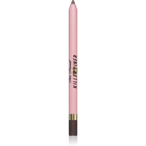 Too Faced Too Faced Killer Liner 36 Hour Waterproof Gel Eyeliner Pencil vodootporna gel olovka za oči za dugotrajni efekt nijansa Storm 1,2 g