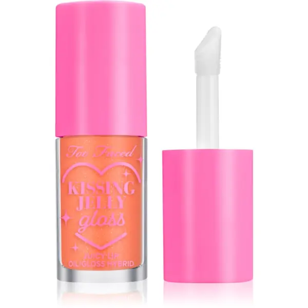 Too Faced Too Faced Kissing Jelly Lip Oil Gloss uljno sjajilo za usne za intenzivnu hidrataciju nijansa Peach Ring 4.5 ml