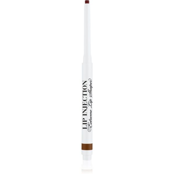 Too Faced Too Faced Lip Injection Extreme Lip Shaper olovka za konturiranje usana za dugotrajni volumen nijansa Espresso Shot 0,38 g