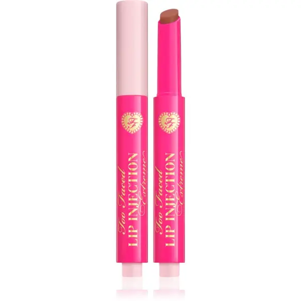 Too Faced Too Faced Lip Injection Extreme Plumping Clicks sjajilo za usne za veći volumen u sticku nijansa Velvet Crush 1.5 g