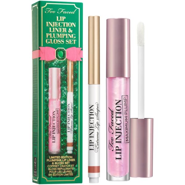 Too Faced Too Faced Lip Injection Liner & Plumping Gloss poklon set Original (za usne)